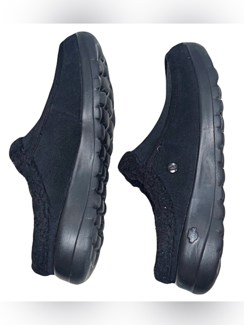 Skechers Black Women's GO Lounge Slip-On Plush-Trim Loafers